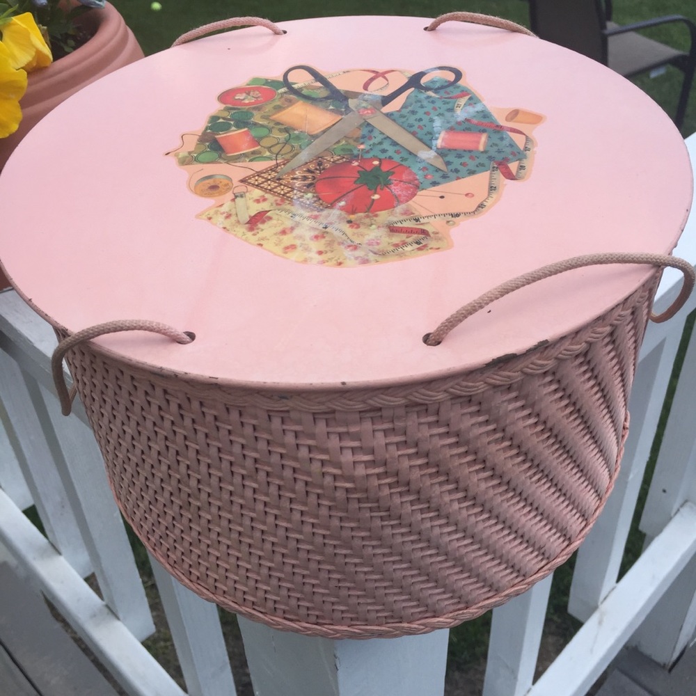 Vintage Sewing Basket.